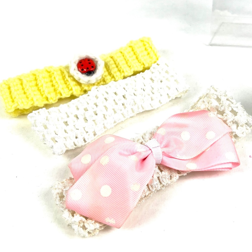 Three Crochet Headbands for girls
